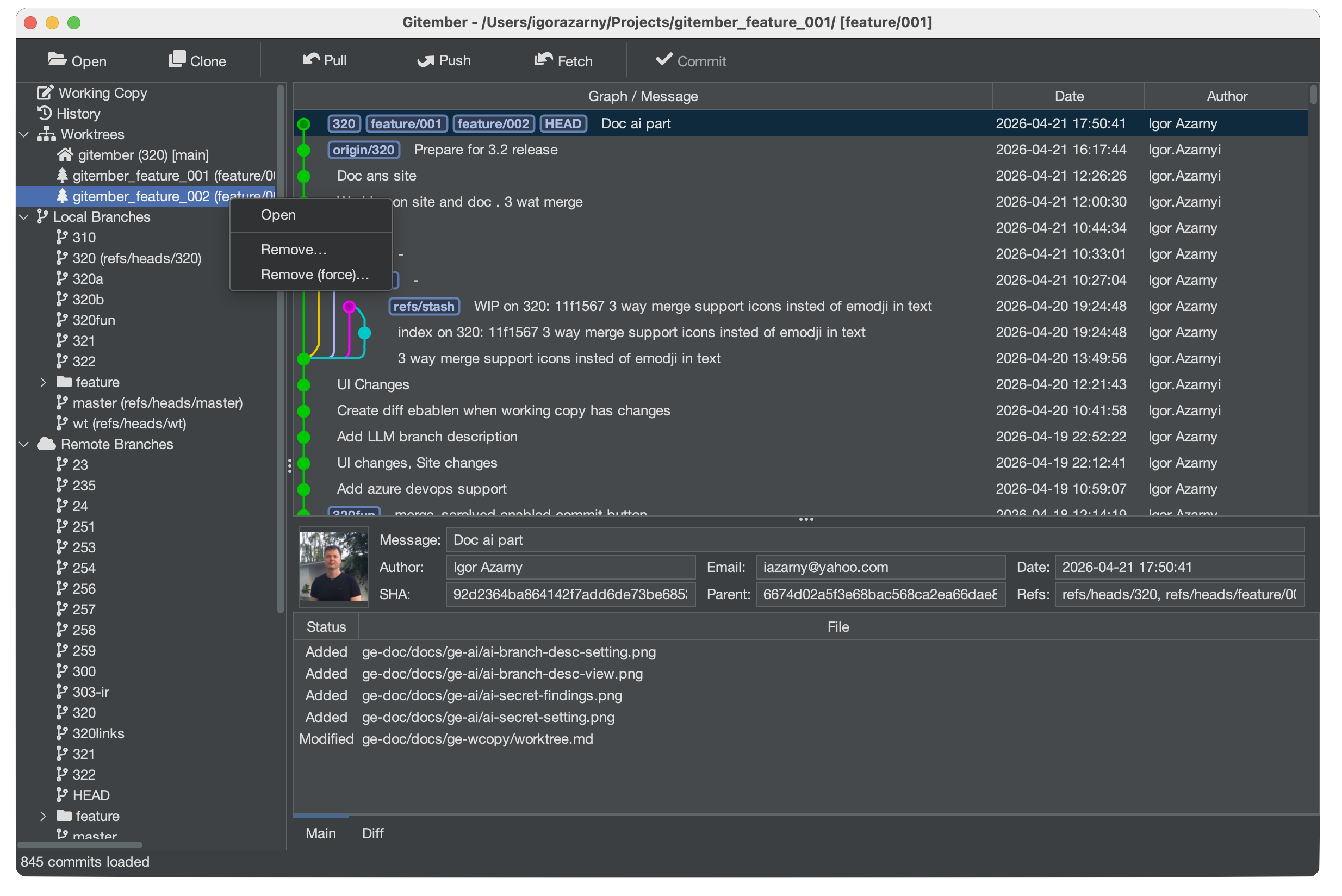 Worktree manager